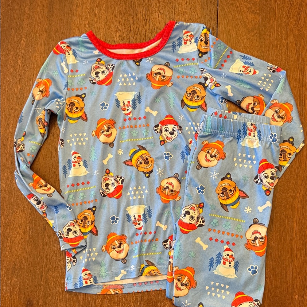 Paw Patrol Red and Blue Kids' Pajama Set